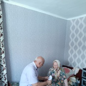 Поздравление тружеников тыла и вдов ВОВ с "75 летием Победы Победы ВОВ"